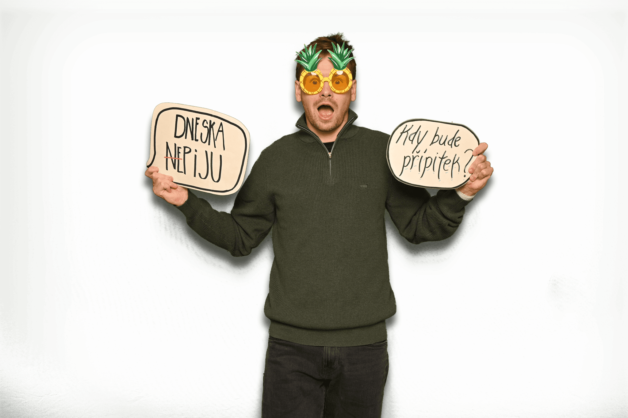 hosté vyfocení s vyměněným pozadím